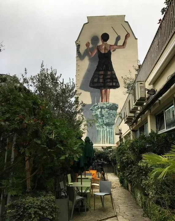 Axel void & Escif in Paris, FR — tribute to Hyuro