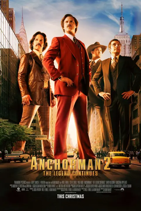 10. Anchorman 2 La leyenda continua (6,3)