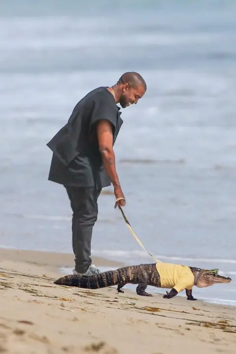Kanye West cocodrilo