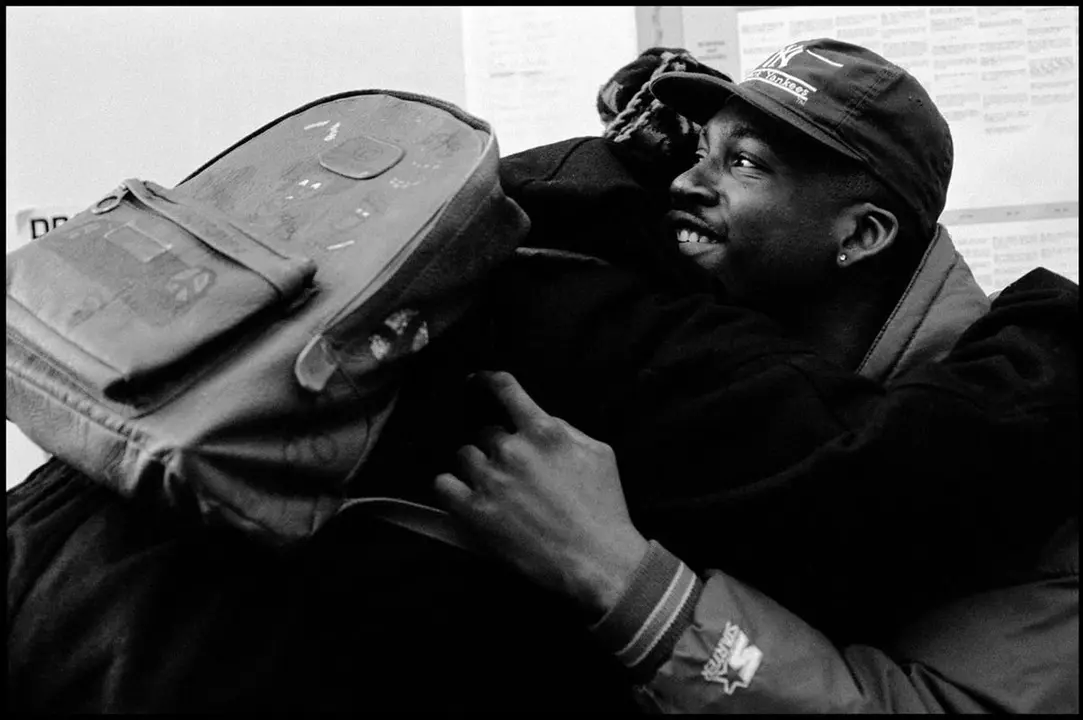 USA. New York City. East New York, Brooklyn. 1992. Thomas Jefferson High School.