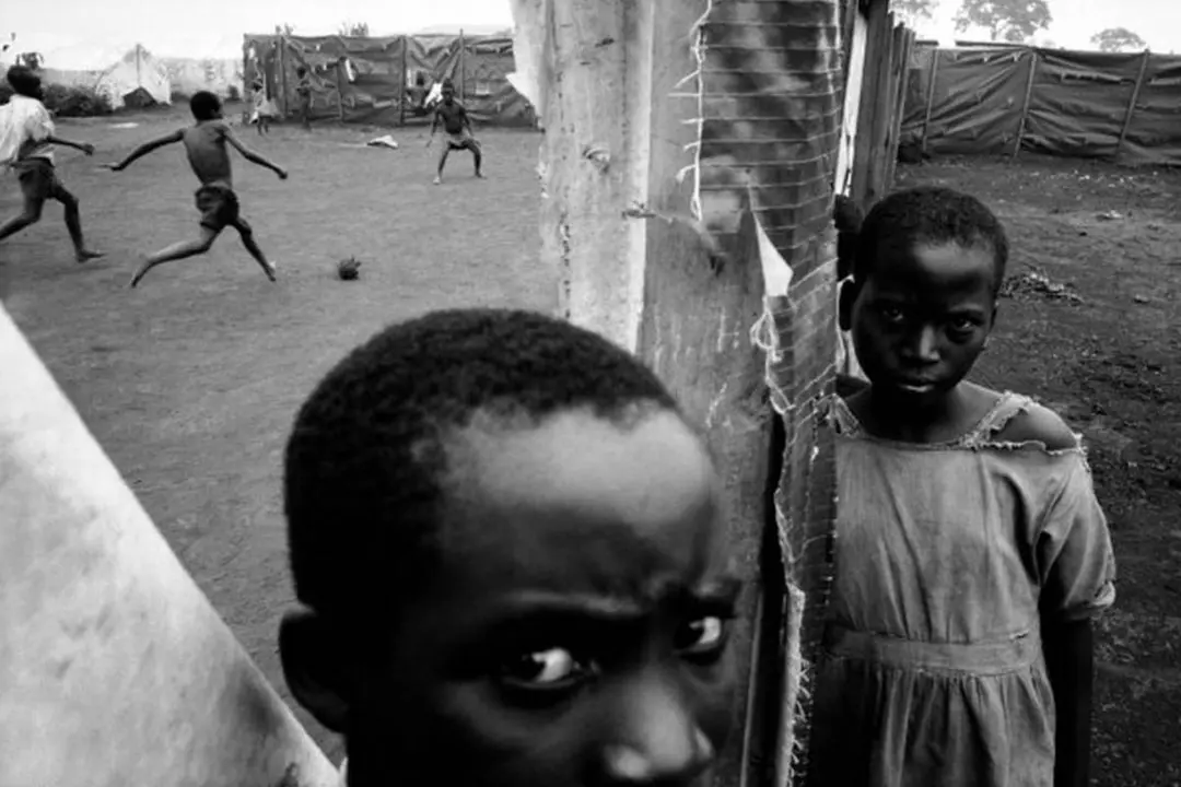 TANZANIA. Benaco. Rwandan refugees. 1995.
