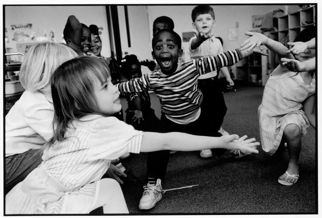 Lampasas, TEXAS. 1990. Head Start program, America's federally sponsored preschool. "One of the most successful social campaigns out of the 1960's."