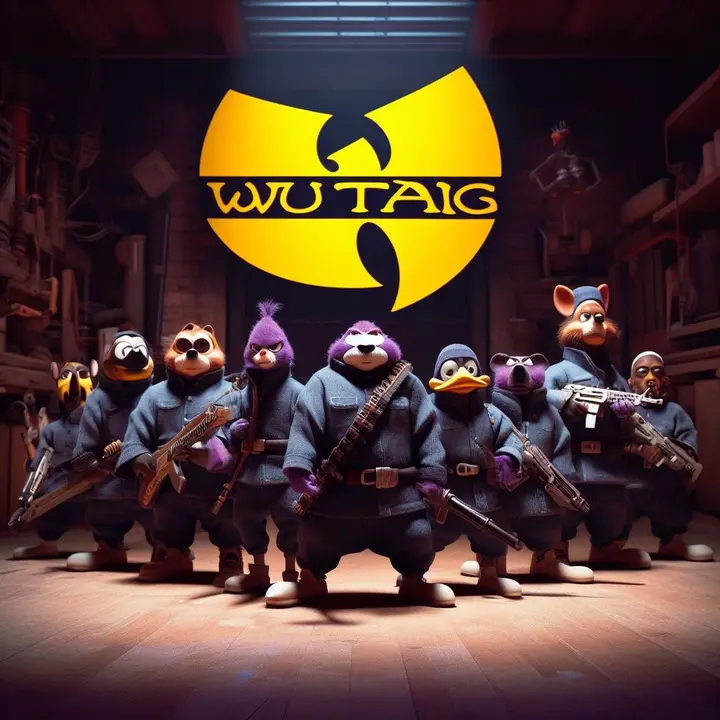 Wu-Tang Clan álbum cover creado por Pixar Studios