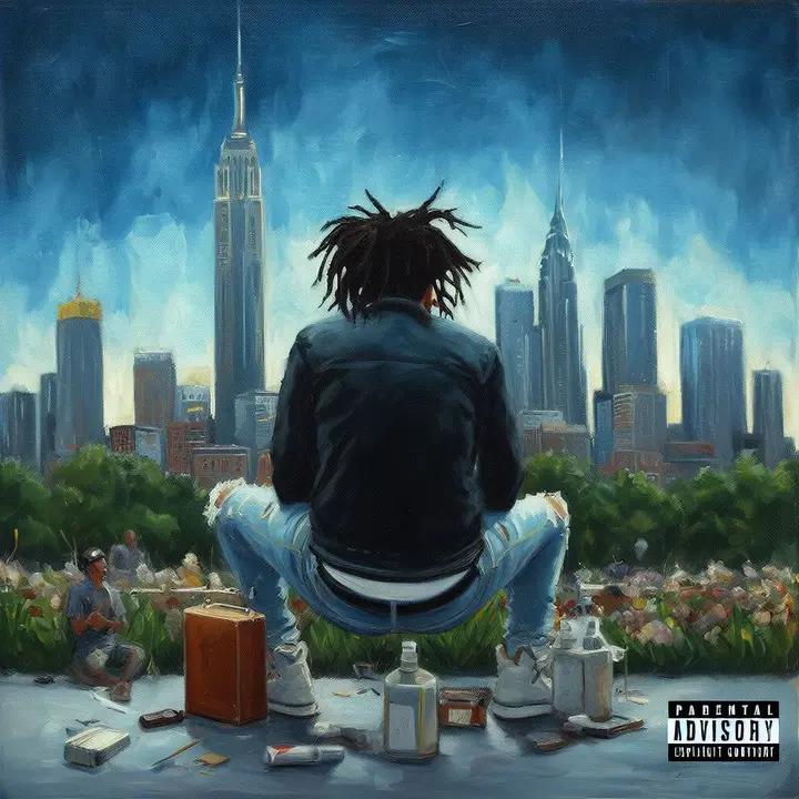 J. Cole cover album by Monet