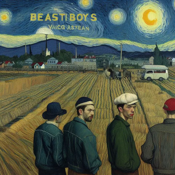 Portada de disco de Beastie Boys creada por Van Gogh.