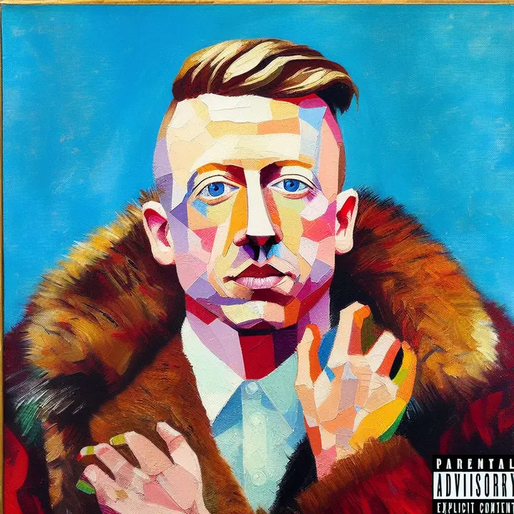 Prtada de disco de Macklemore creada por Pablo Picasso.