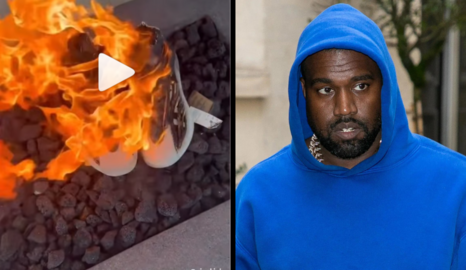 Queman varias Yeezy