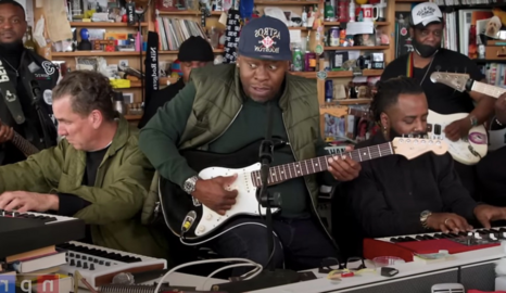 Scarface durante la actuaci&oacute;n en Tiny Desk