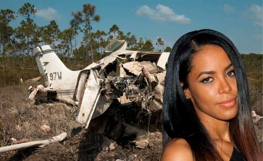 Aaliyah y el avión siniestrado