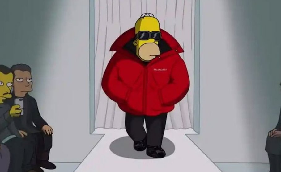 Imagen de Homer, sacada de un trozo del vídeo.