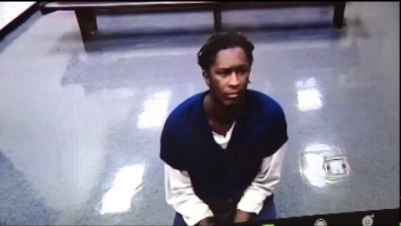 Young Thug en el tribunal.
