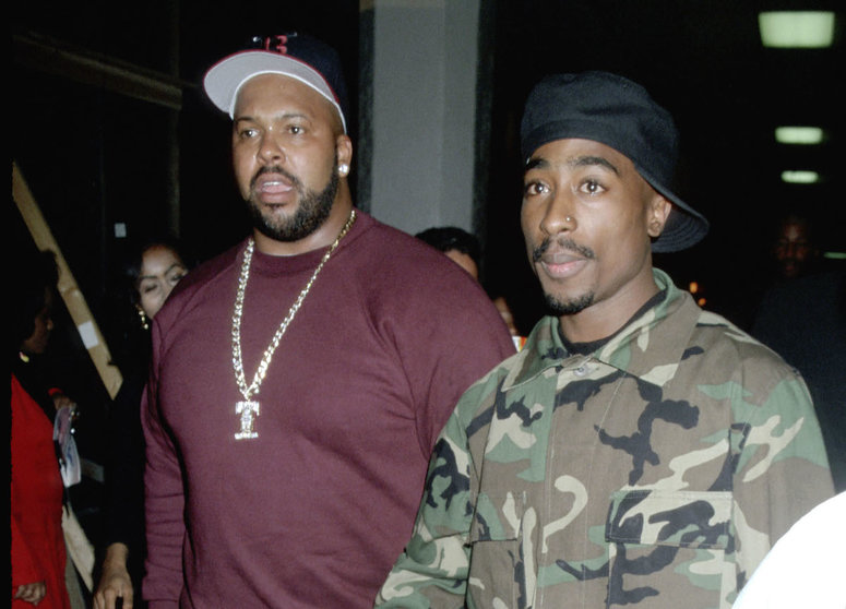Suge Knight  y Tupac Shakur