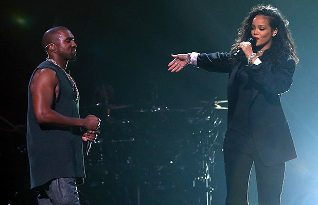 Rihanna y Kanye West, juntos en un escenario de Arizona
