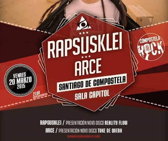 Sorteamos una entrada para el concierto de Rasusklei y Arce en Santiago De Compostela