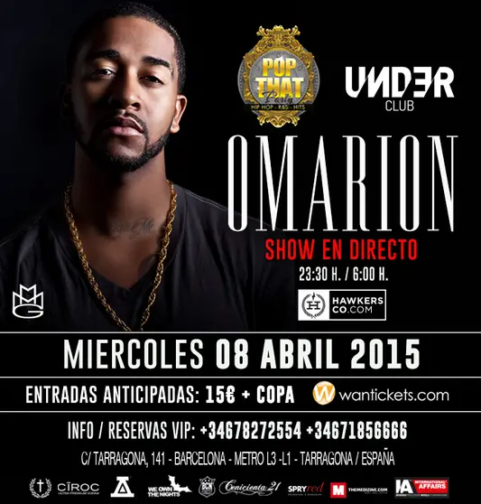 Omarion en directo Barcelona