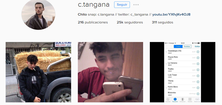 Le hackean la cuenta de Instagram a C.Tangana ¿Verdad o Publicidad?