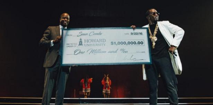 P.Diddy hace otra millonaria donación a alumnos con problemas financieros