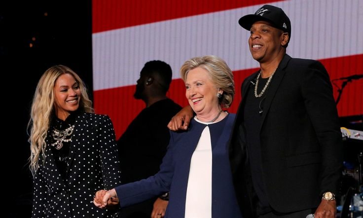 Beyoncé y Jay Z apoyan a Hilary Clinton con un concierto