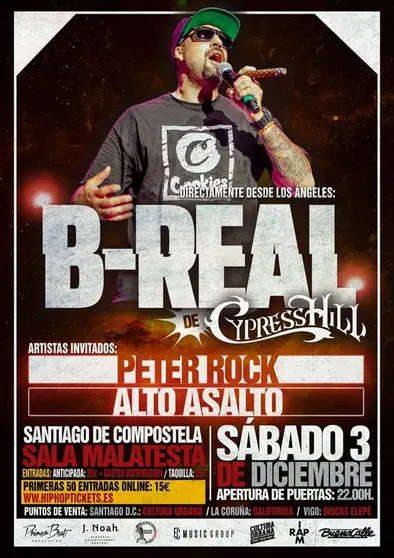 B-Real regresa a Galicia