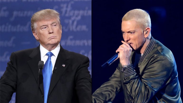 Eminem ataca a Donald trump en su nueva canción junto a Big Sean