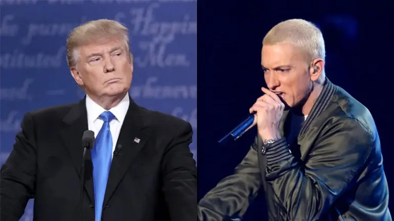 Eminem ataca a Donald trump en su nueva canción junto a Big Sean