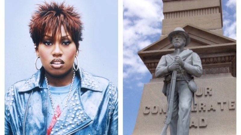 Quieren cambiar una estatua confederada por una de Missy Elliott