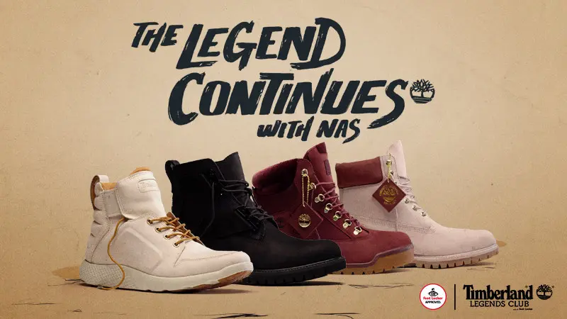 Nas es uno de los raperos más icónicos de la historia del Hip Hop y la marca Timberland es una pieza clave en la historia del calzado dentro de este movimiento cultural, pues estos dos extremos se unen junto a Foot Locker para sacar una colaboración muy acertada de nombre Legends Club.

