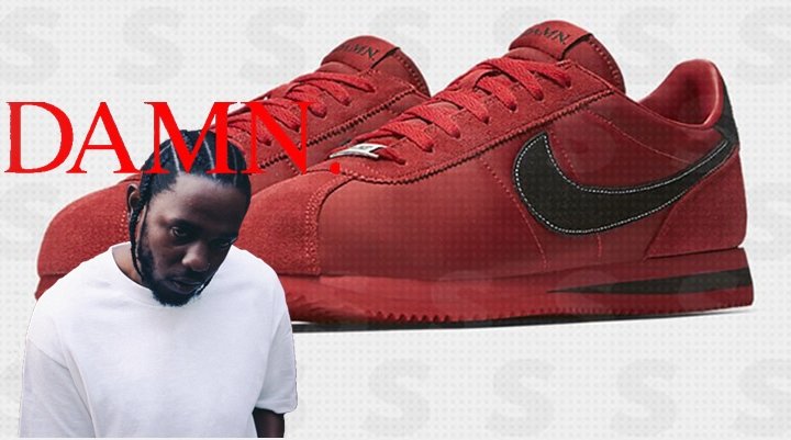 Kendrick Lamar y Nike colaboran para sacar estas "Cortez Damn"