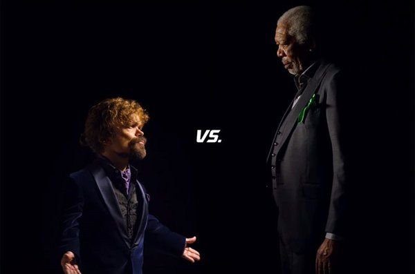 Disfrutad de la batalla de rap entre Morgan Freeman y Peter Ninklage