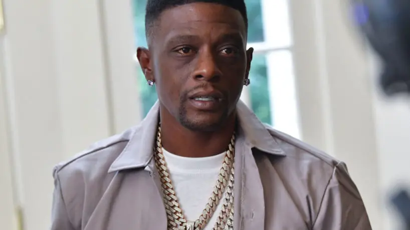 ATLANTA, GA - SEPTEMBER 23: Rapper Lil Boosie on the set of the music Video "Shottas" at Private Residence on September 23, 2020 in Atlanta, Georgia.(Photo by Prince Williams/Wireimage)