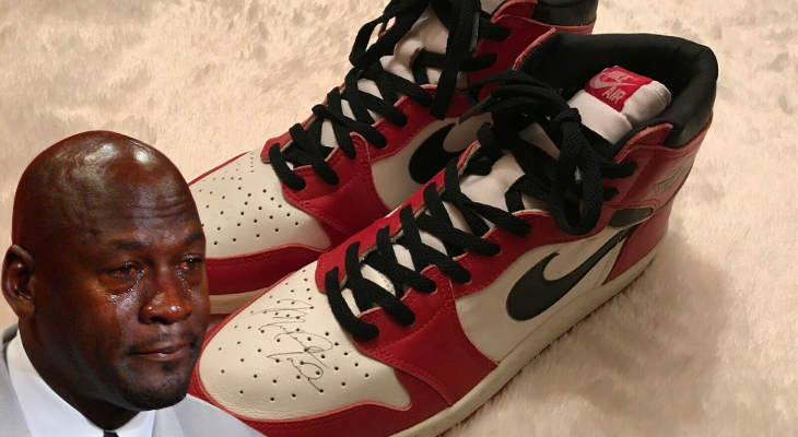 En venta las primeras Jordan de Michael Jordan por un millón de dólares