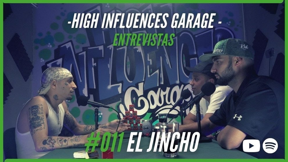 El Jincho en el programa High Influences Garage