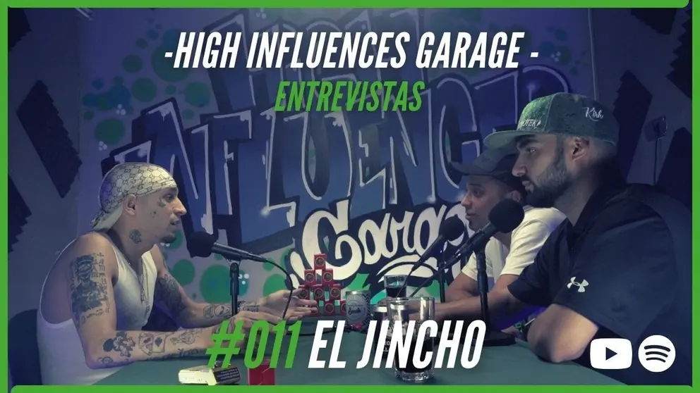 El Jincho en el programa High Influences Garage