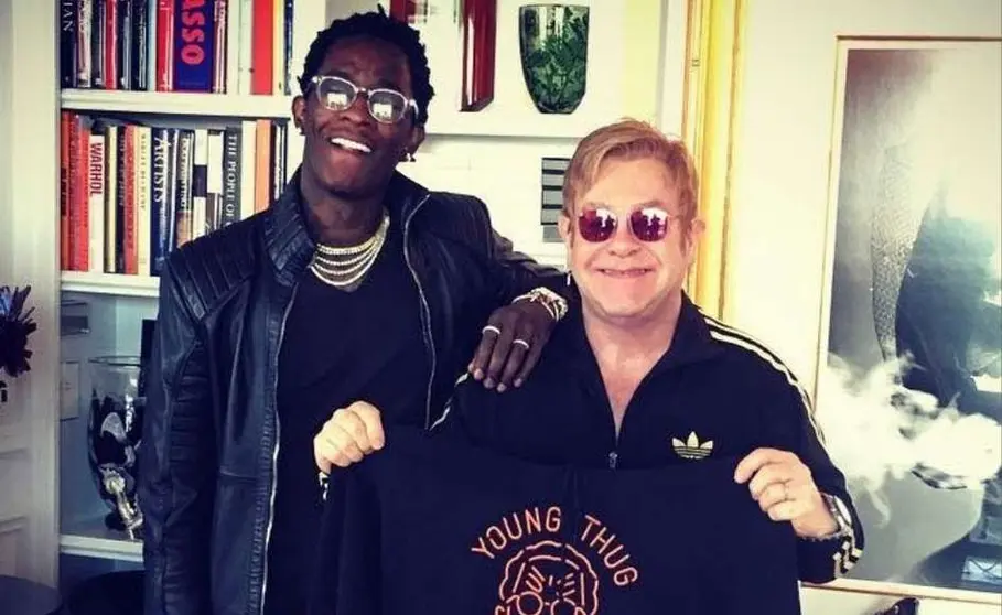 Elton John junto a Young Thug