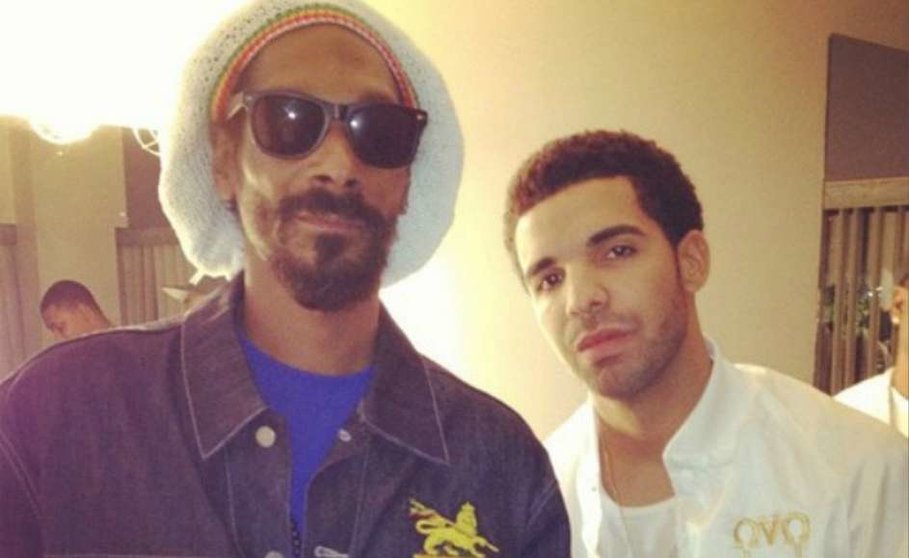 Snoop Dogg y Drake en una foto de archivo