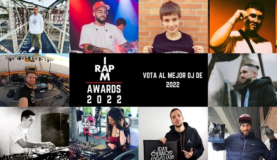 Nominados a mejor DJ en los IAMRAP AWARDS 2022