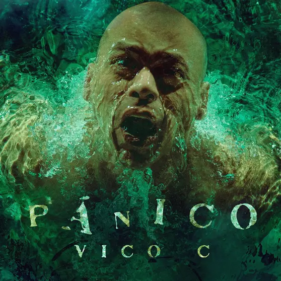 Portada del disco de Vico C, Pánico