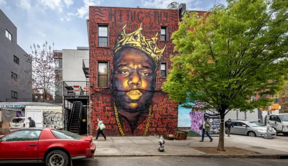 Notorious B.I.G Mural. Foto vía: Nicholas Knight