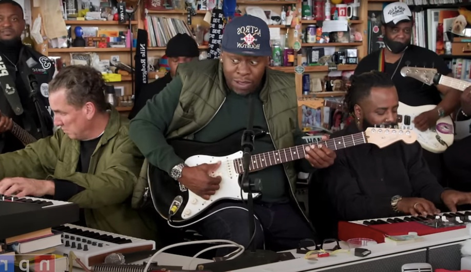 Scarface durante la actuación en Tiny Desk