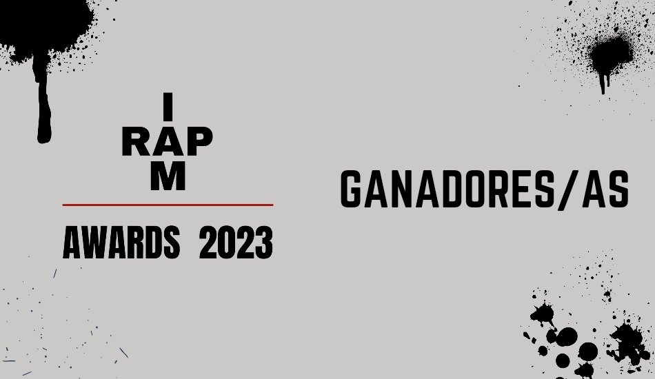 Ganadores/as IAMRAP AWARDS 2023