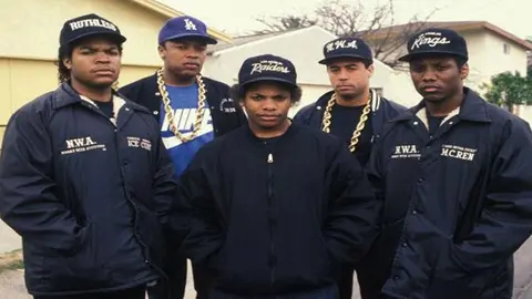 Directo de N.W.A, extra&iacute;do del film "Straight Outta Compton"
