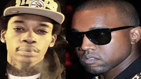 Kanye West y Wiz Khalifa se enzarzan en una pelea