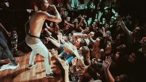 Batalla campal en un concierto de rap en New York
