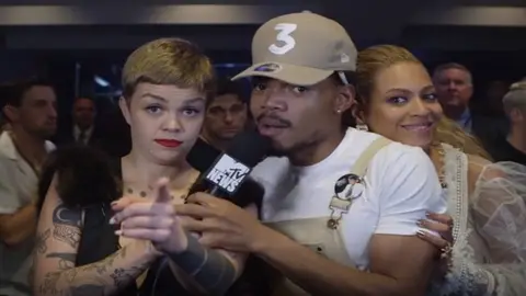 Chance The Rapper "flipa" con Beyonce durante una entrevista