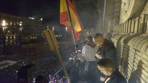 Kase.O emociona con el preg&oacute;n de las Fiestas del Pilar 2017