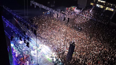 Kase.O dio un concierto para 14.000 mil personas en Madrid