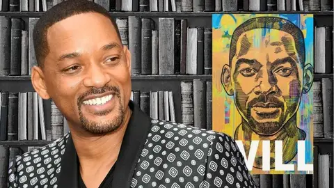 Will Smith y la portada de su libro "Will"