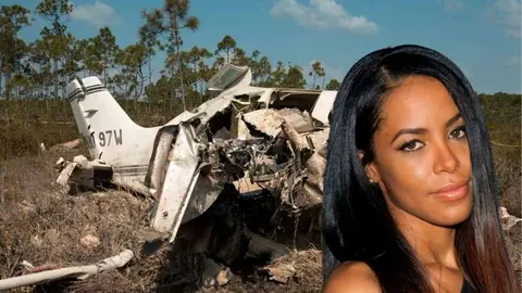 Aaliyah y el avi&oacute;n siniestrado