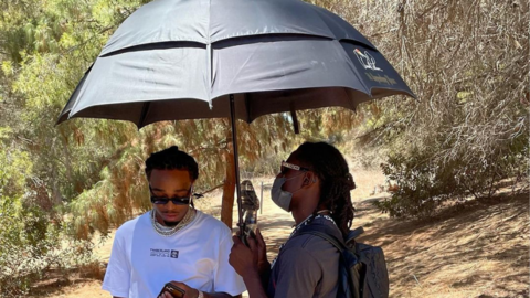 Quavo y su asistente