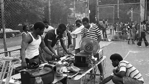 Blockparty del Bronx. Foto por Henry Chalfant